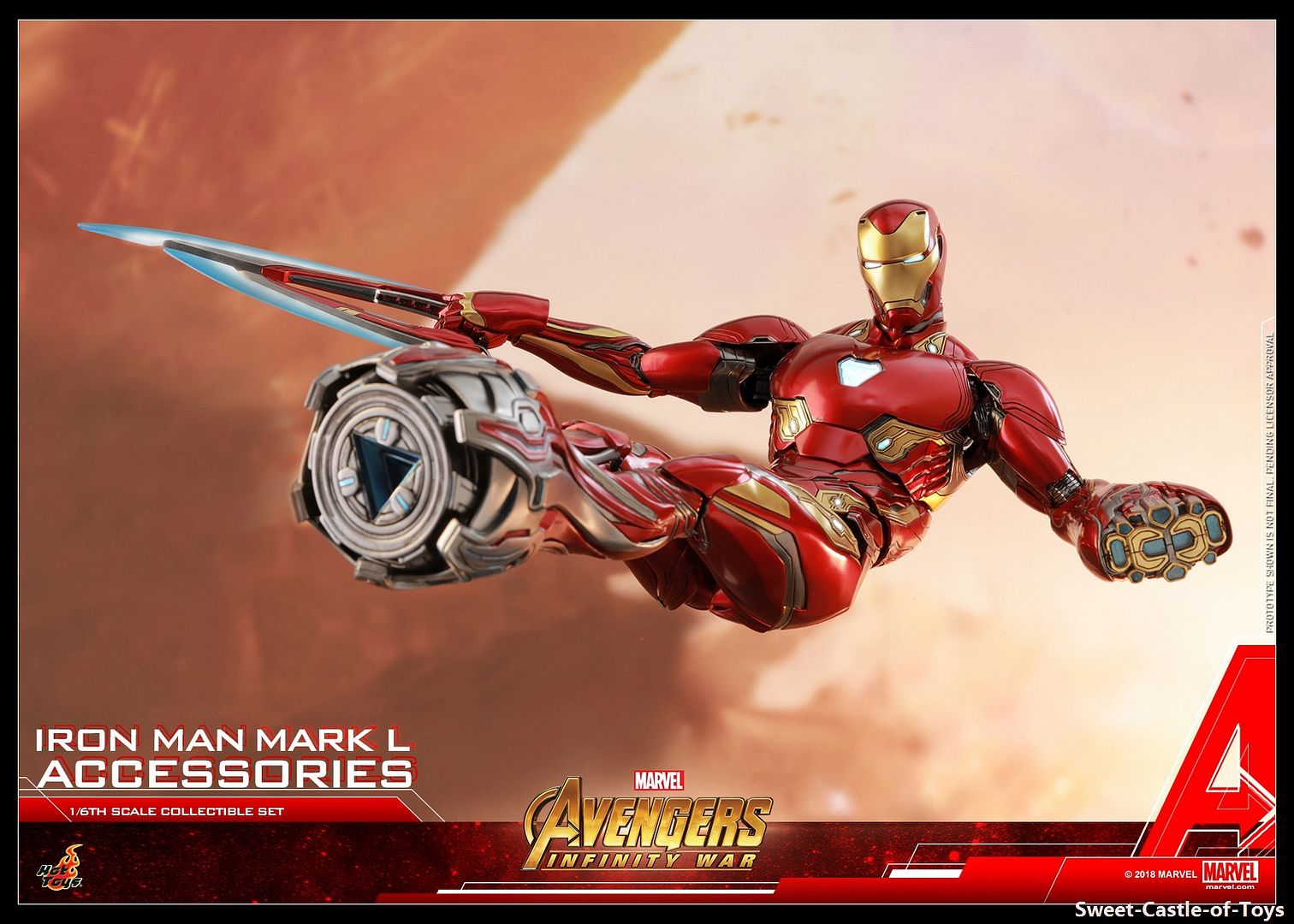 1/6 Hot Toys Marvel Avengers Infinity War Iron Man Mark L